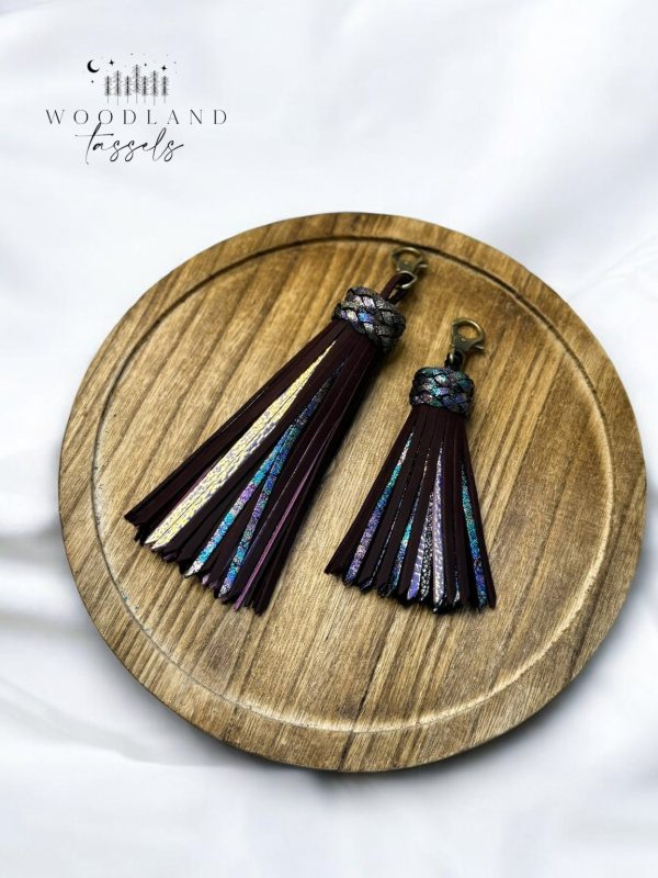 Product Image for  Mystic Merlot Leather Tassel