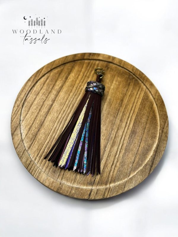 Product Image for  Mystic Merlot Leather Tassel