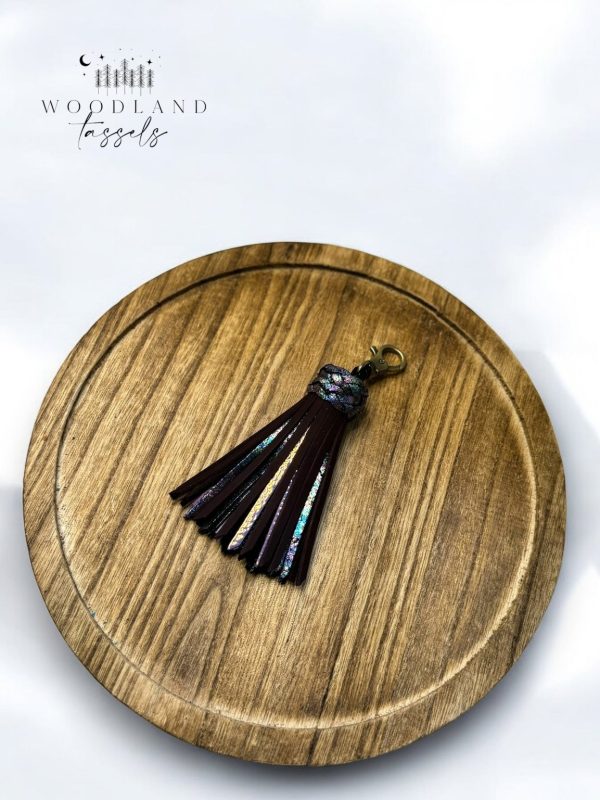 Product Image for  Mystic Merlot Leather Tassel