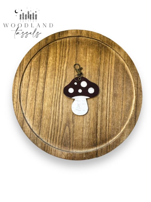 Product Image for  Mushroom Leather Purse Charm